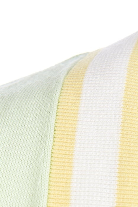 LONG CARDIGAN LS TRICOLOR STR GREEN 3