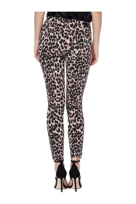 HOXTON ANKLE RAW HEM PINK LEOPARD 3