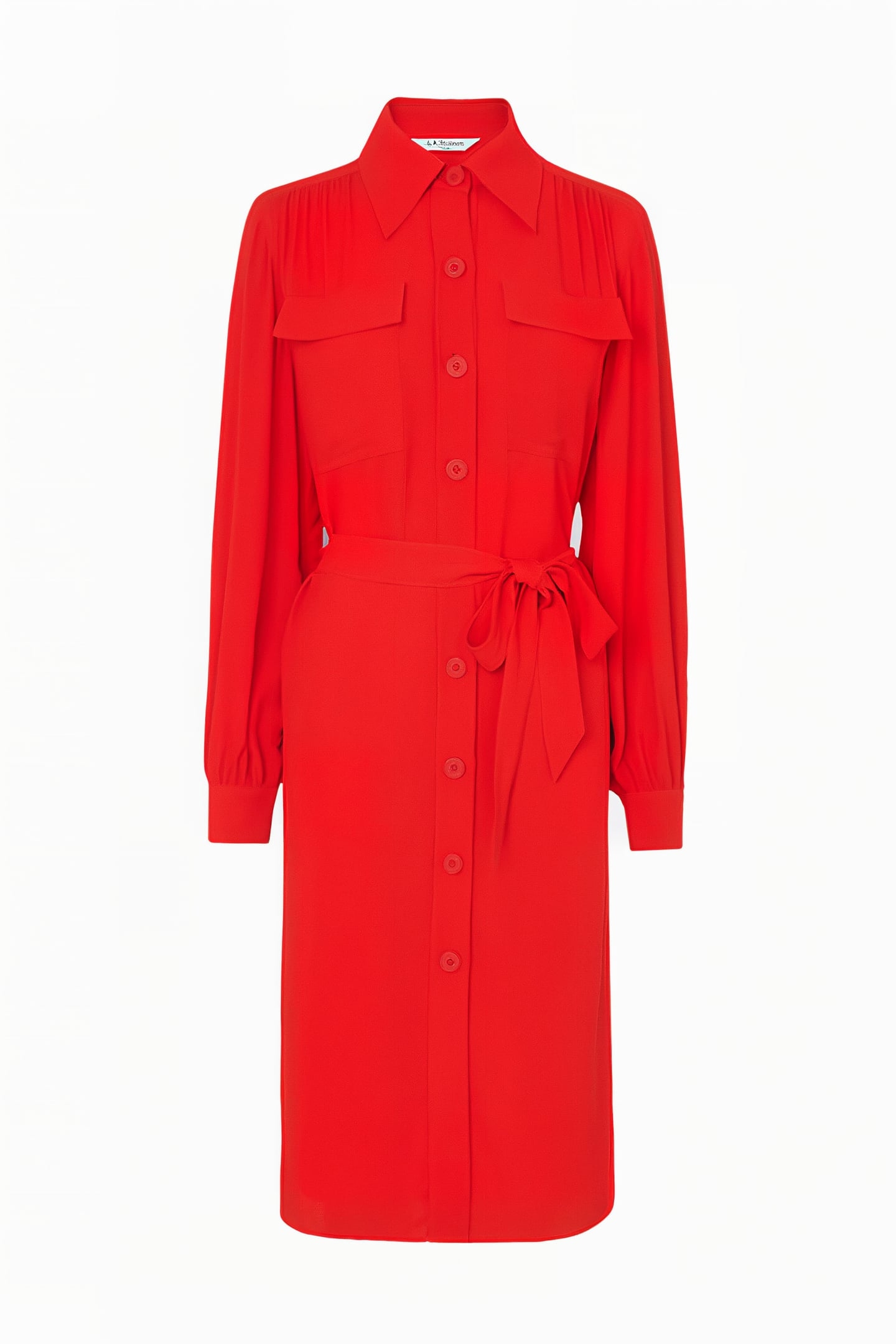 MILLER MIDI DRESS DEEP RED 1