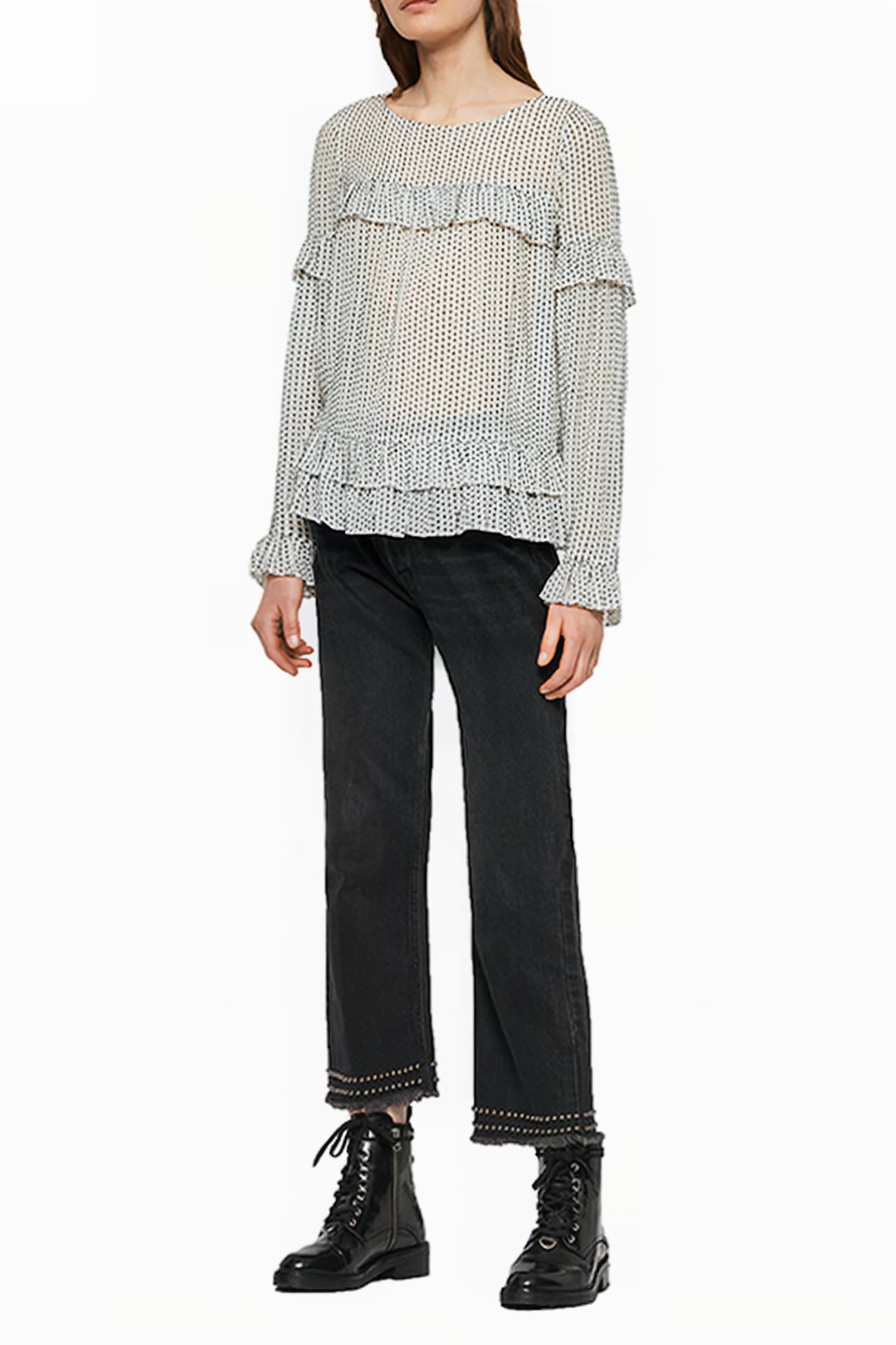 EVIA EMB TOP OYSTER WHITE 2