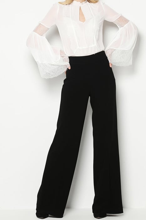 VIVID WIDE-LEG PANT JET BLACK A996 1