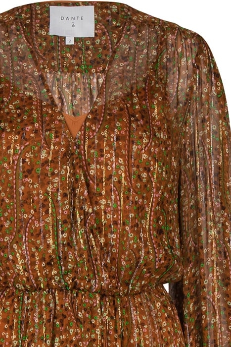 FLIRTY PRINT LONG DRESS MULTICOLOUR 2