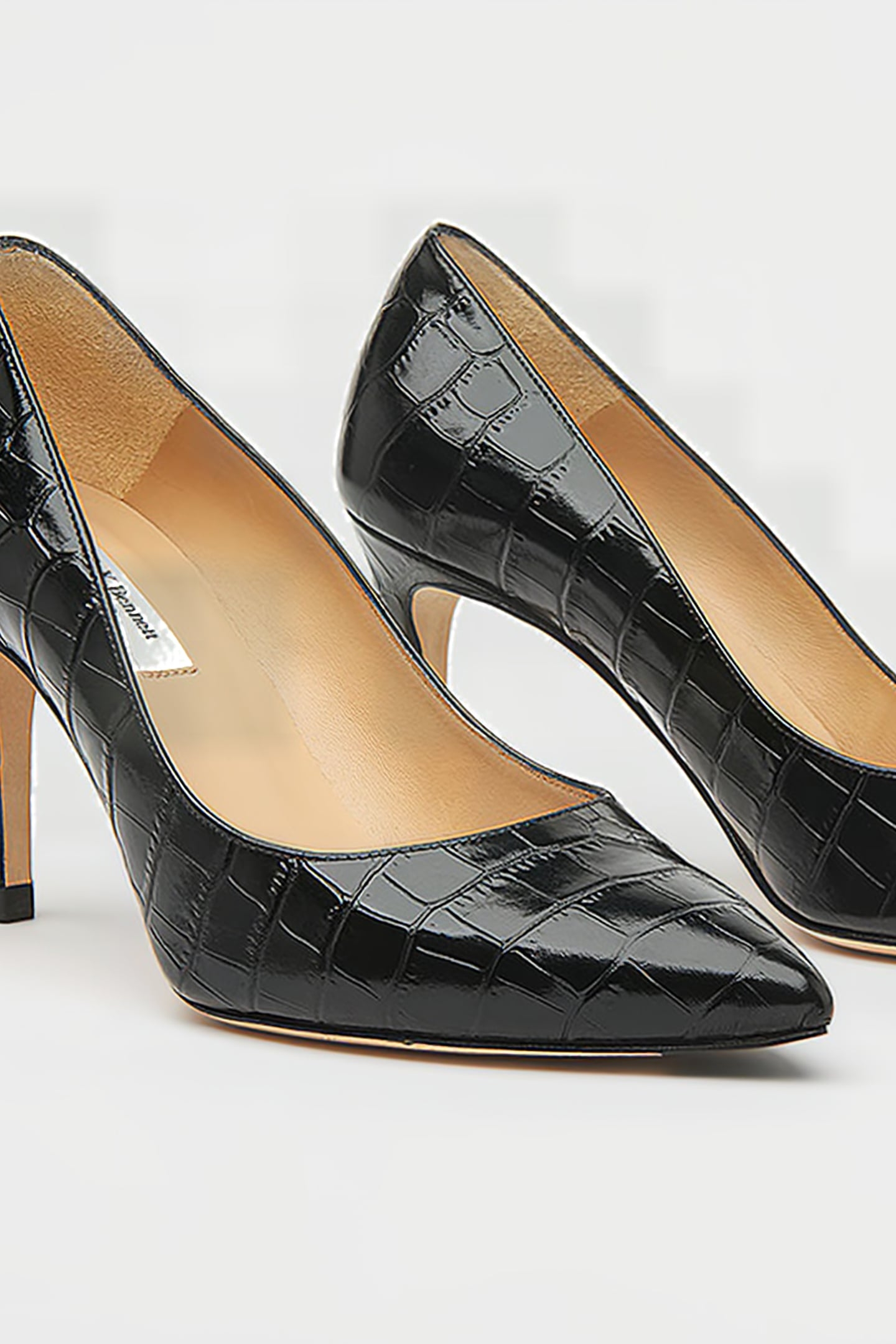 FLORET COURT HEEL BLACK 4