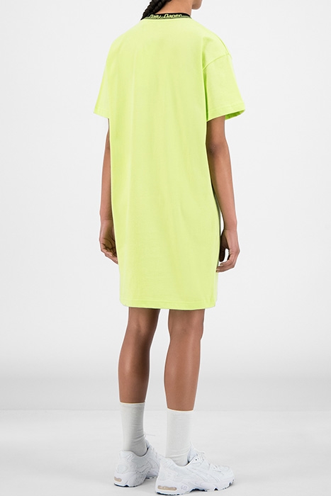 SHARP GREEN BLACK ERIB DRESS 2