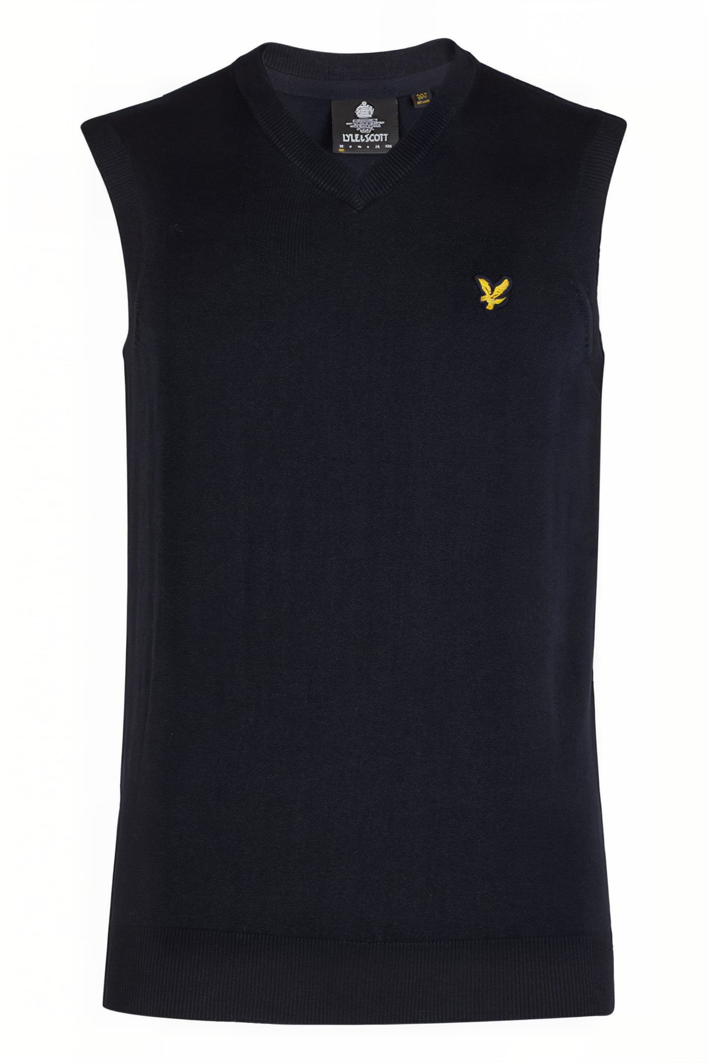 COTTON MERINO VEST DARK NAVY 1