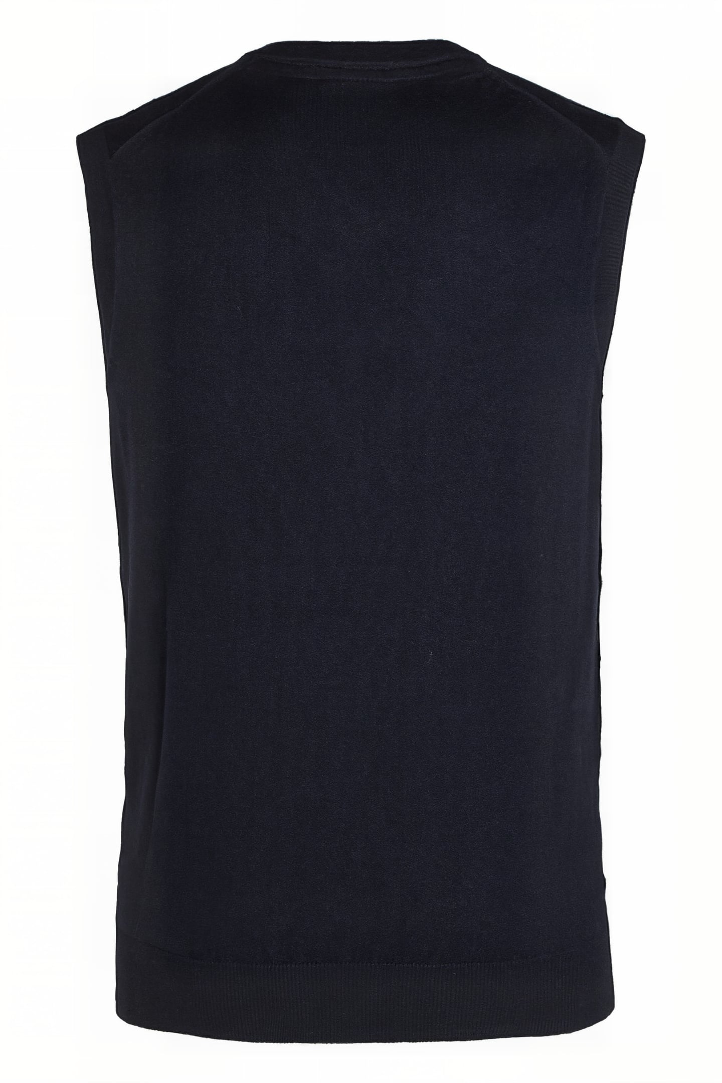 COTTON MERINO VEST DARK NAVY 2