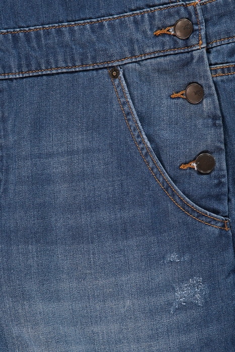 SUMMER SHORT DUNGAREE  DENIM 3