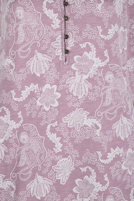 SS FLORENCE JERSEY TUNIC PINK MLT 6