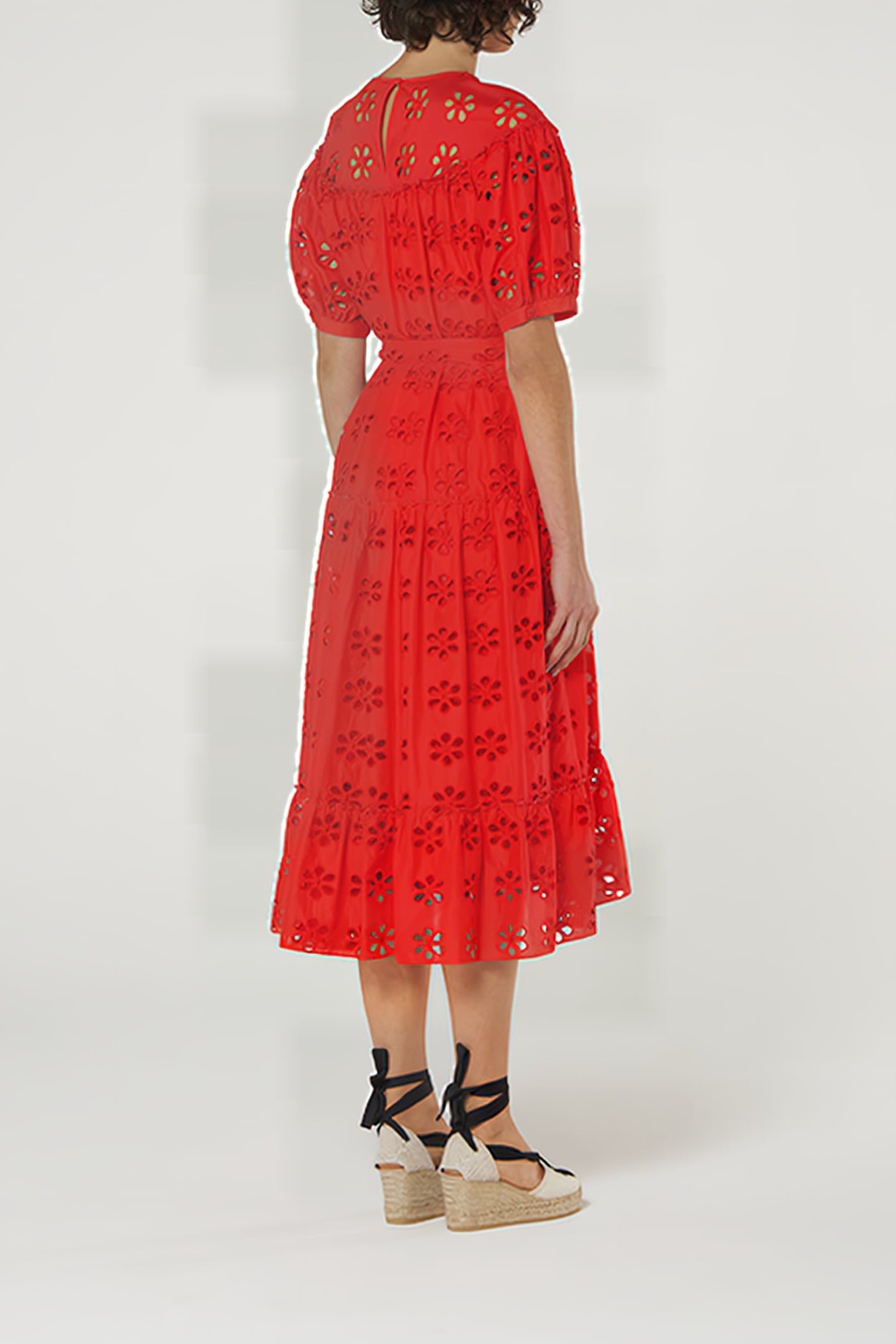 REGO MIDI DRESS RED 2