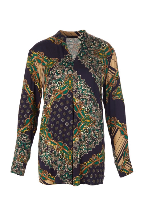 LONG VISCOSE SHIRT BLUE 1