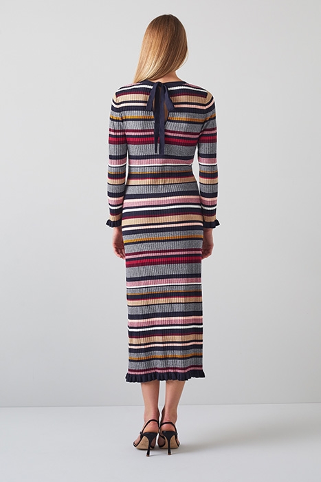 LILLIAN MIDI DRESS PINK 2