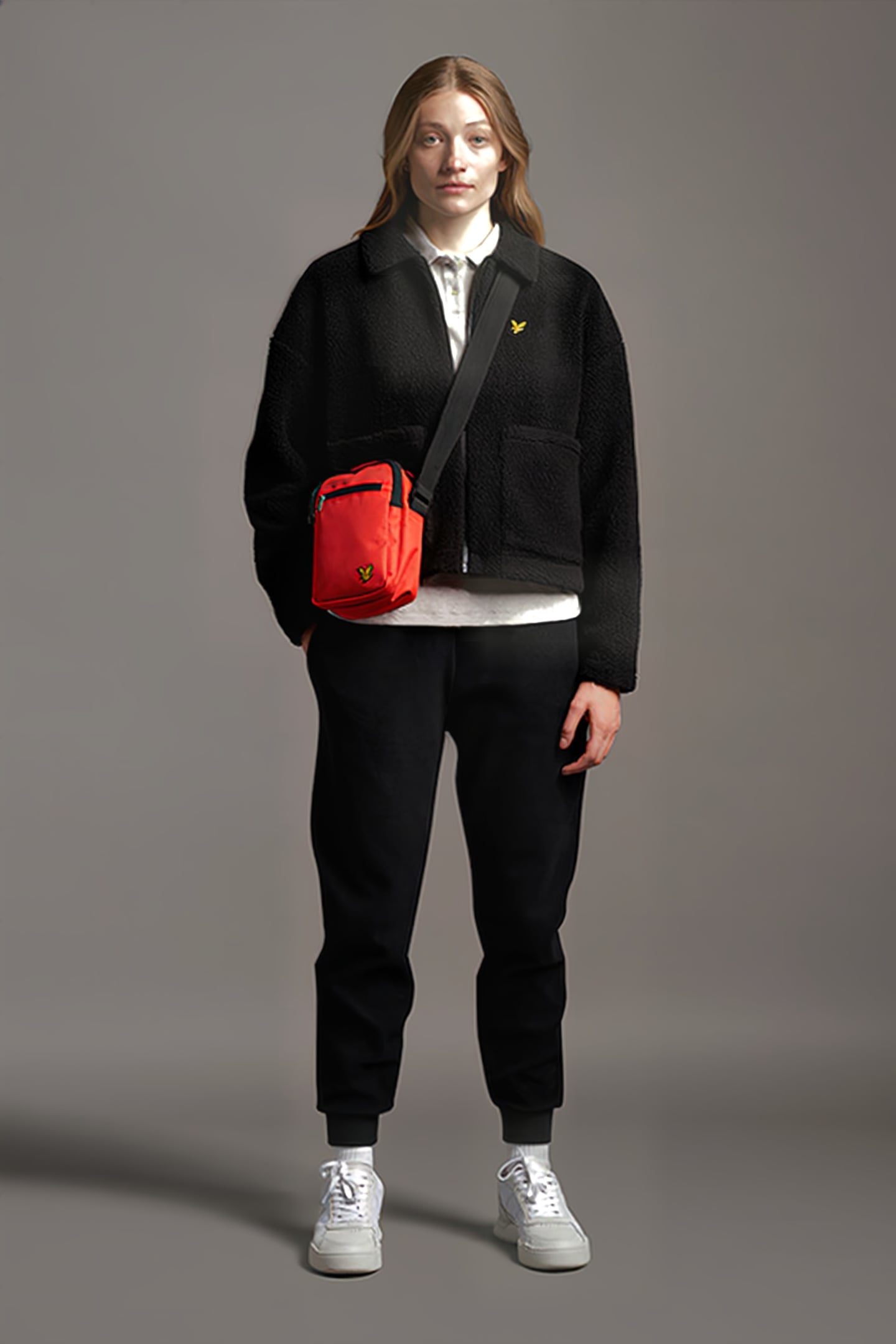 SHEARLING JACKET JET BLACK 3