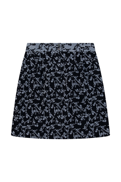 SADIE  CORD SKIRT NAVY 1
