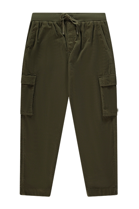 ARIA  CORD TROUSER DK GREEN 1