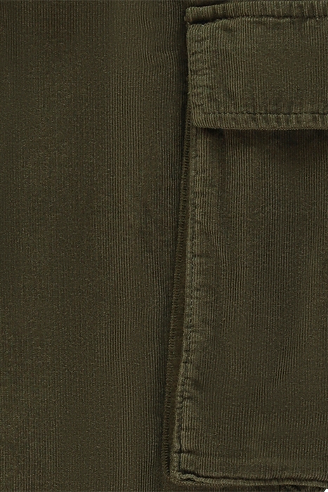 ARIA  CORD TROUSER DK GREEN 3