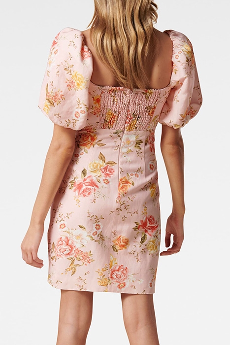 FLORA SWEETHEART MINI DRESS TEA ROSE FIELD 3