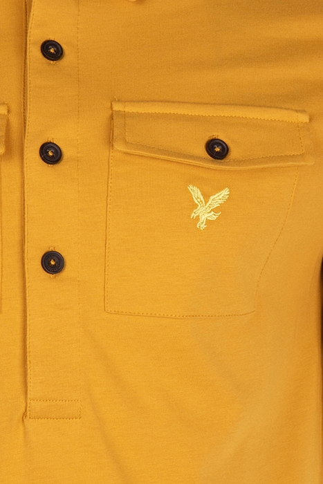 TWO POCKET POLO SHIRT AMBER 3