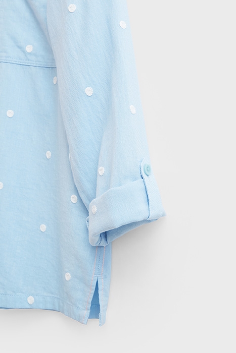 EMILIA  COTTON SHIRT BLUE 5