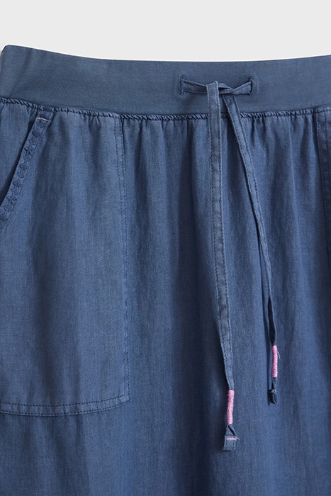 EFFIE LINEN SKIRT  BLUE 5