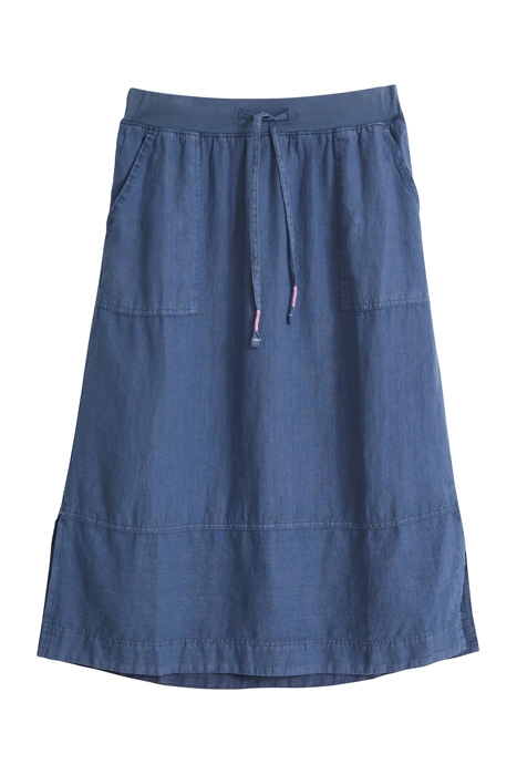 EFFIE LINEN SKIRT  BLUE 1