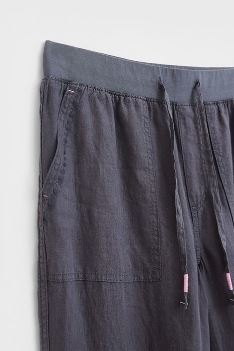 EFFIE LINEN TROUSER  PURPLE 5