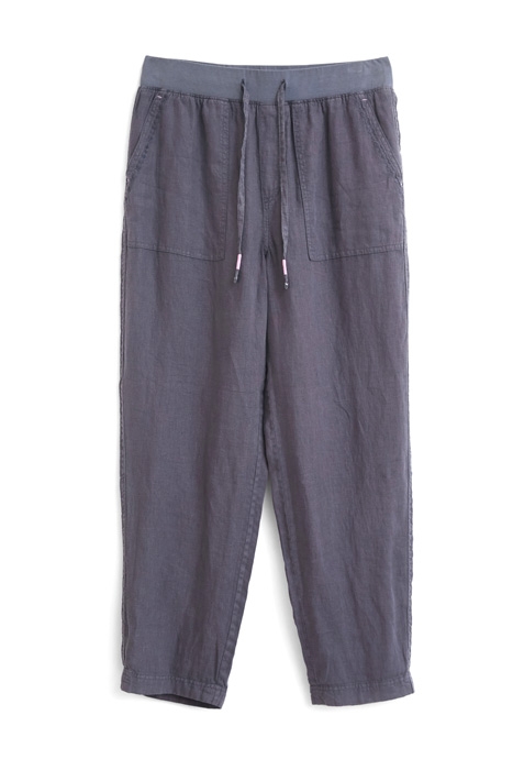 EFFIE LINEN TROUSER  PURPLE 1