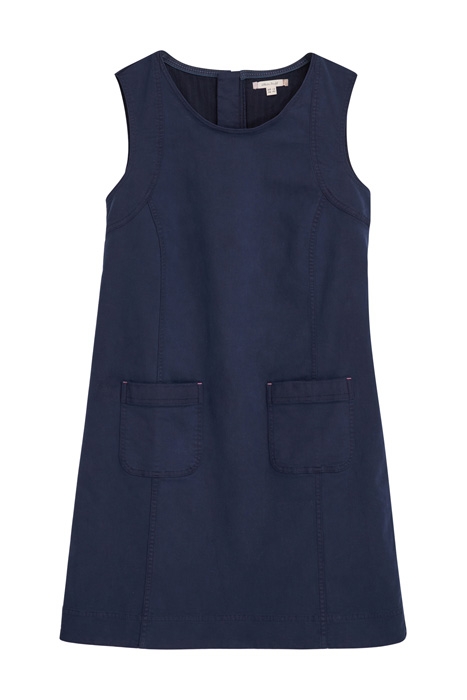JANEY  COTTON PINAFORE DARK NAVY 1