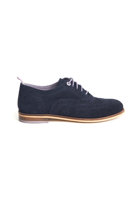 THISTLE LACE UP BROGUE DARK NAVY 1