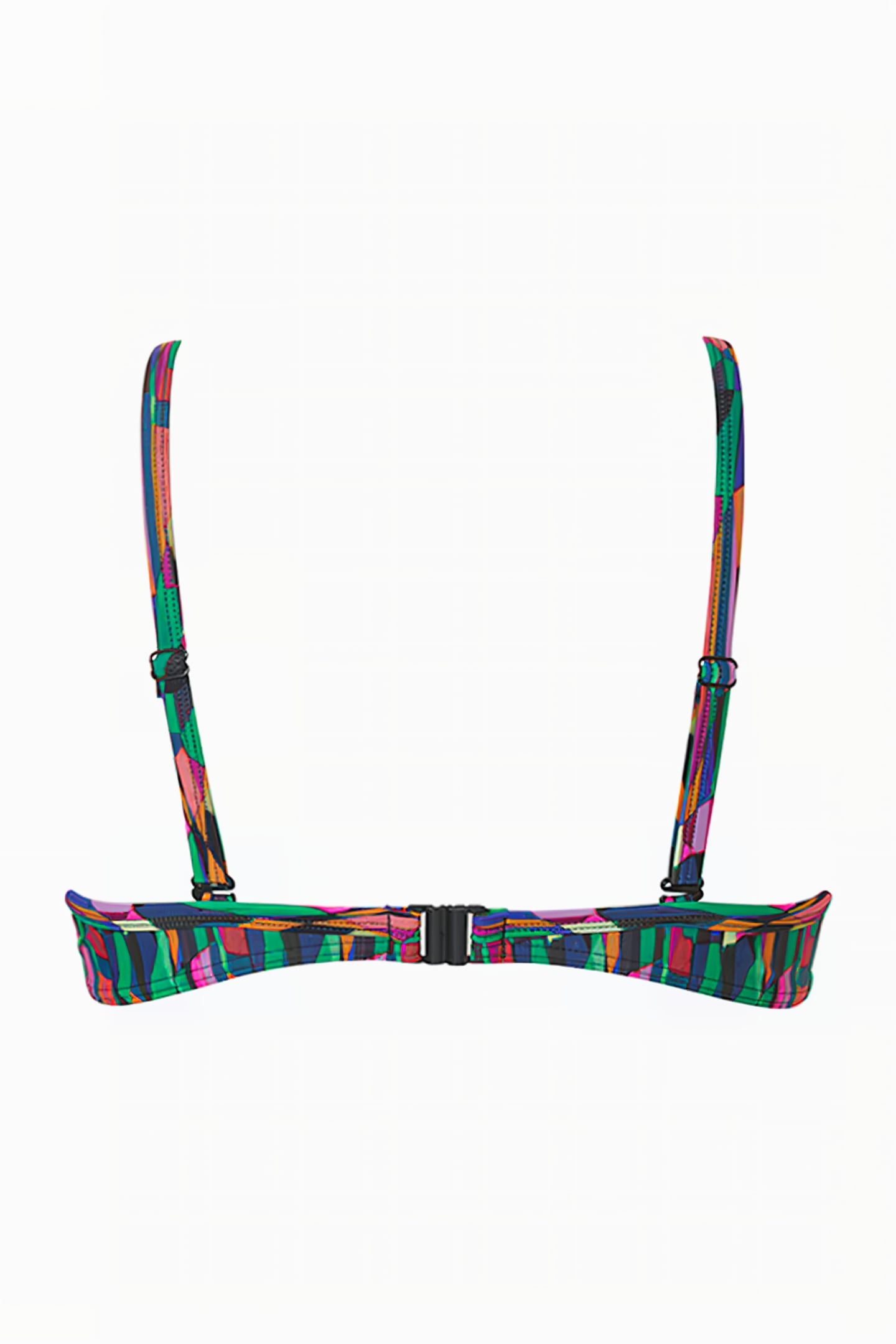 SW BRA TSHIRT BABETTE GEOMETRIC GREEN LEAF 5