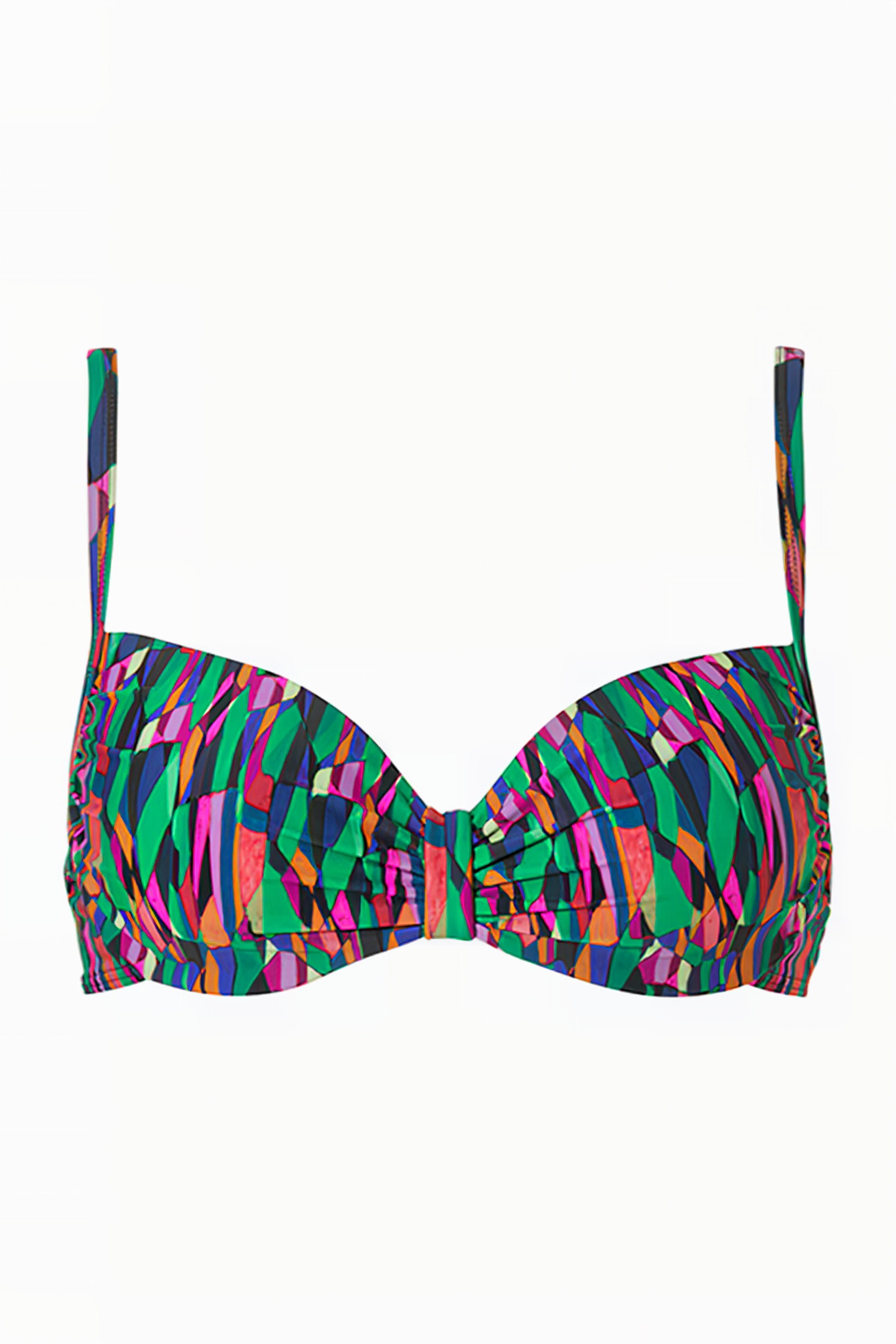 SW BRA TSHIRT BABETTE GEOMETRIC GREEN LEAF 1