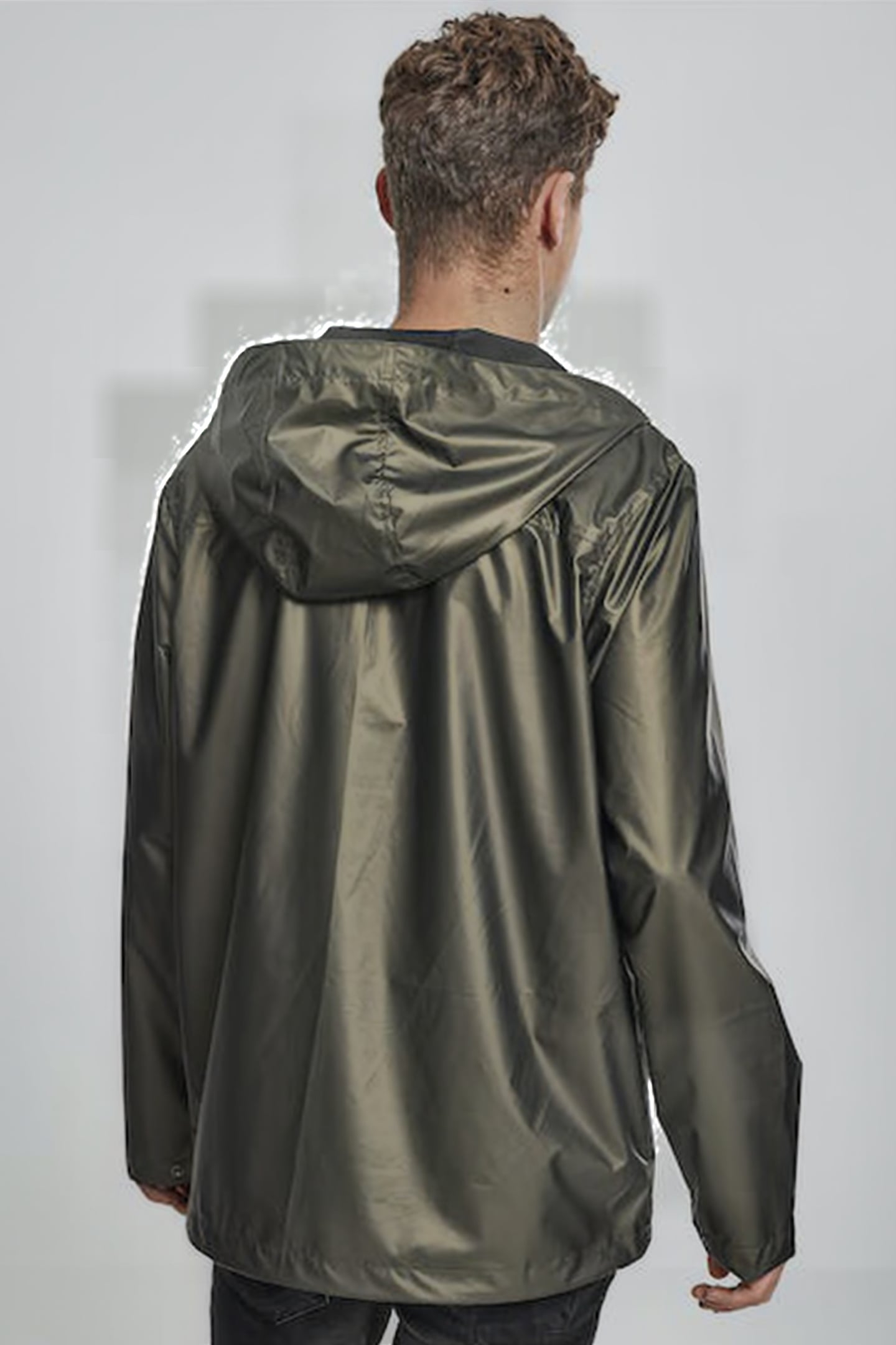 LIGHT PULL OVER JACKET OLIVE 3
