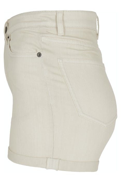 LADIES 5 POCKET SHORTS WHITESAND 8