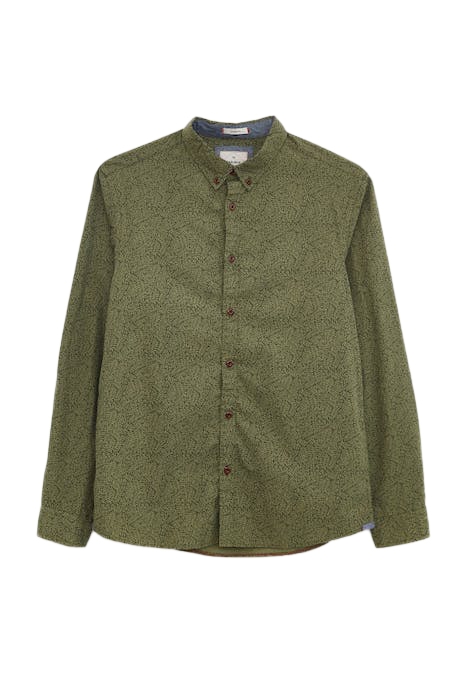 BASIL PRINT SHIRT GREEN PRINT 1