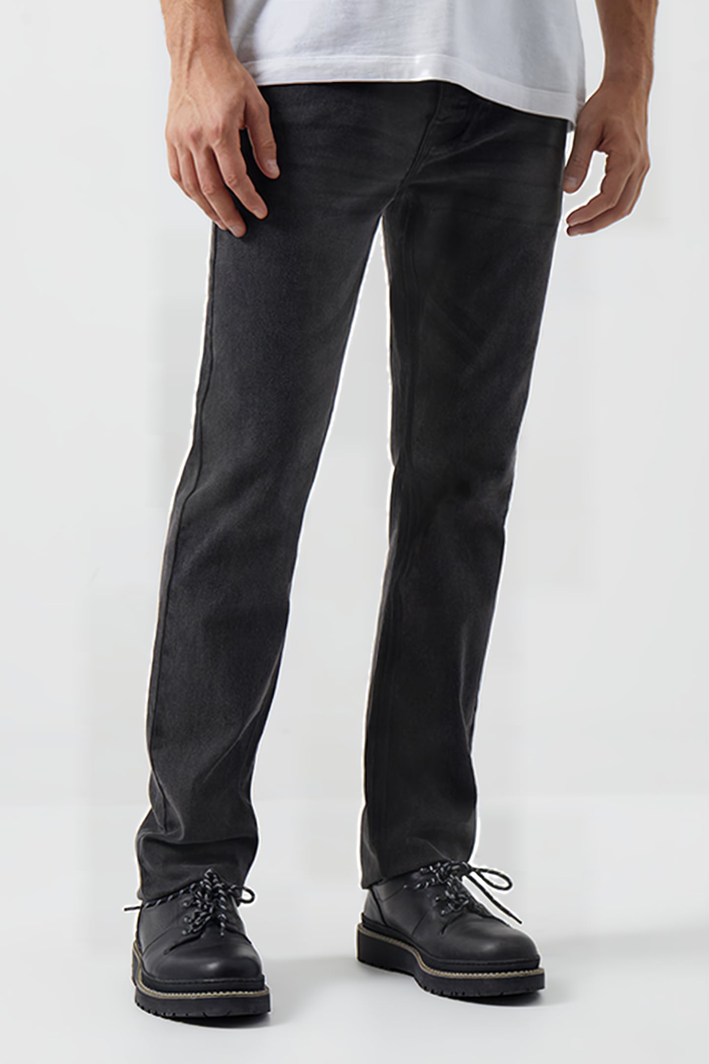 JEAN STRETCH SLIM REGULAR LENGTH BLACK 01 1