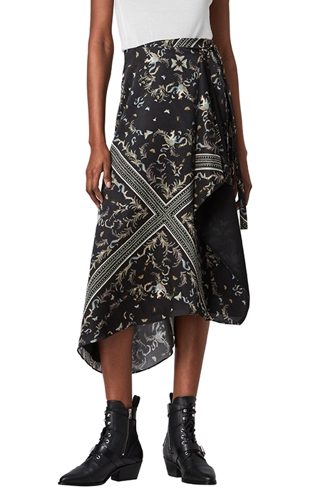 MAIA ASSAM SKIRT BLACK 1