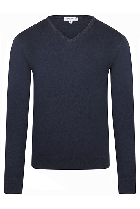 ZIP MOCK COTTON/NYLON/MERINO BLACK IRIS (NAVY) 3