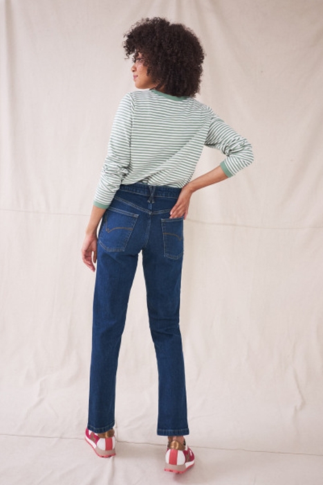 BROOKE STRAIGHT JEANS MID DENIM 2