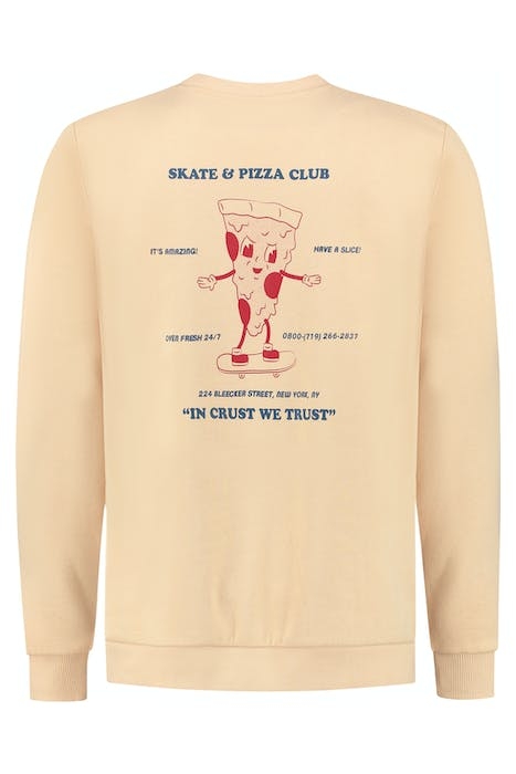 MEN SKATE CLUB SWEATER BUFF ORANGE 5