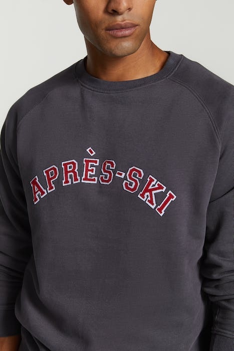 MEN APRES SKI SWEATER DARK GREY 4