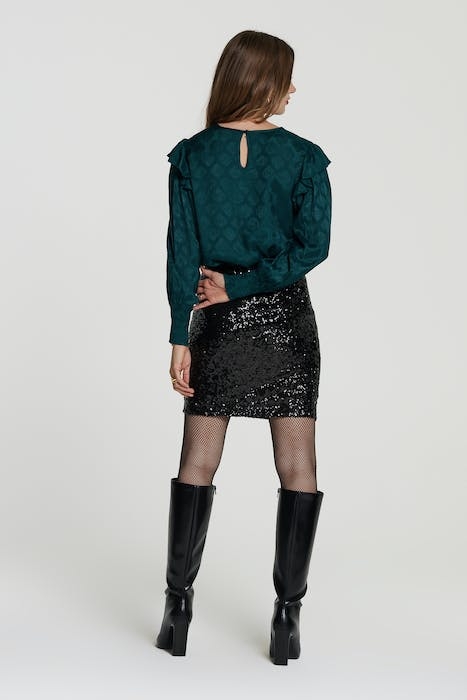 LADIES SAN MARINO BLOUSE BAROQUE JAQUARD 8