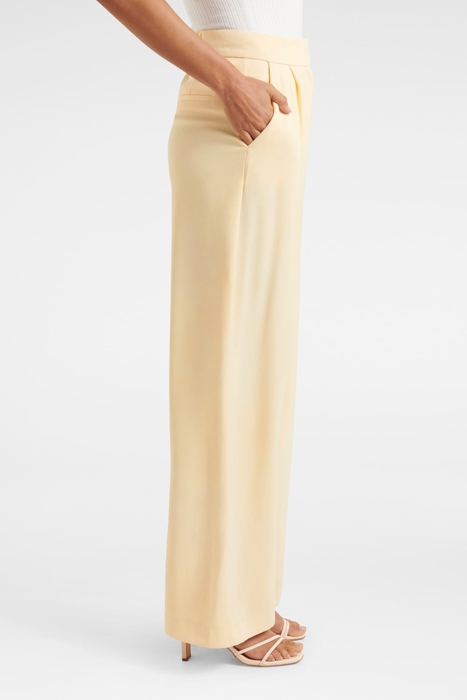 NYLAH HIGH WAISTED WIDE LEG PANTS LIGHT BUTTERCREAM 4