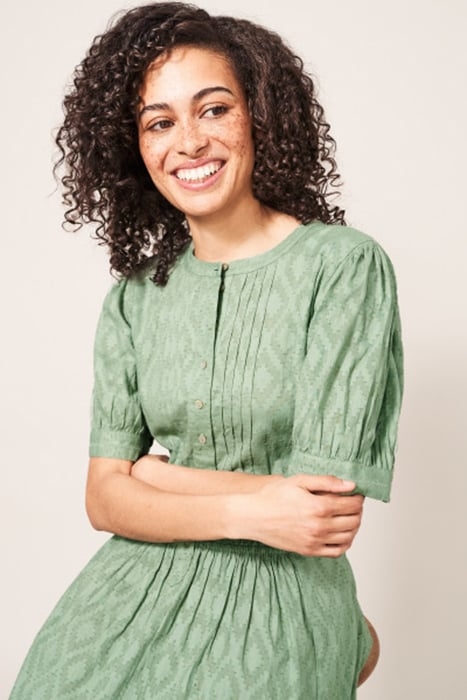 CELESTE MINI DRESS  GREEN 3