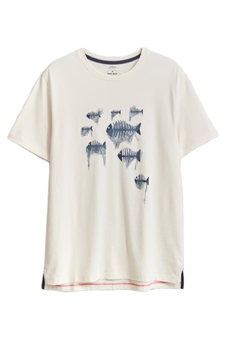 GHOST NET GRAPHIC T-SHIRT NAT WHITE 1