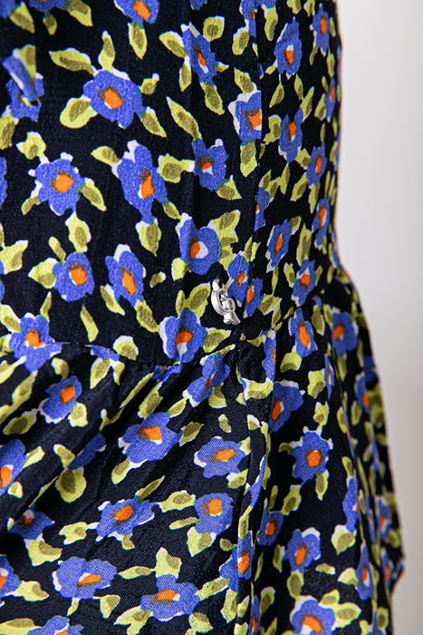 SHELBY FLOWER MINI WRAP SKIRT PURPLE 5