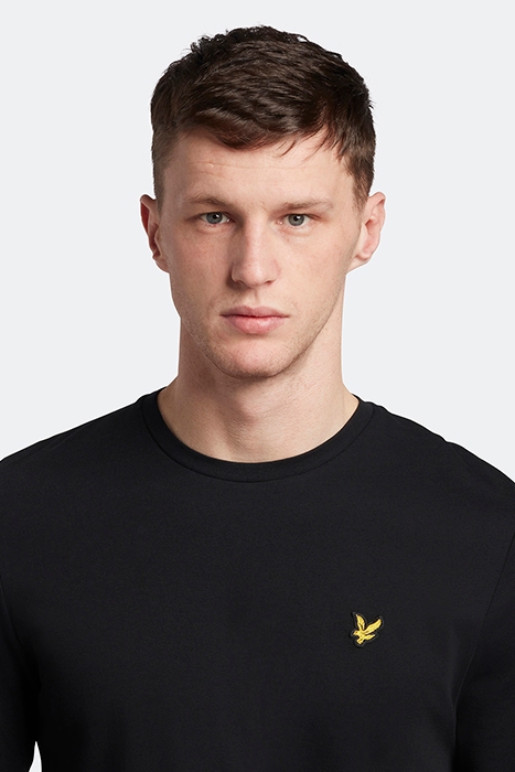 PLAIN L/S T-SHIRT JET BLACK 4