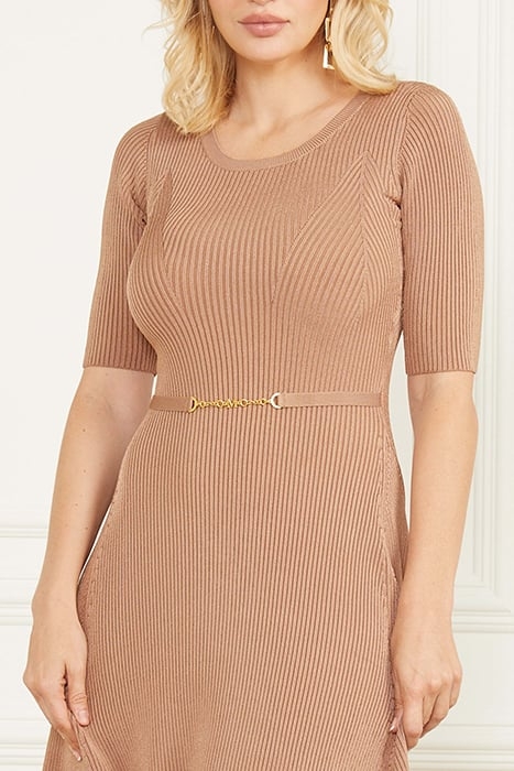 LAILA RIB DRESS BLONDE AMBITION 3