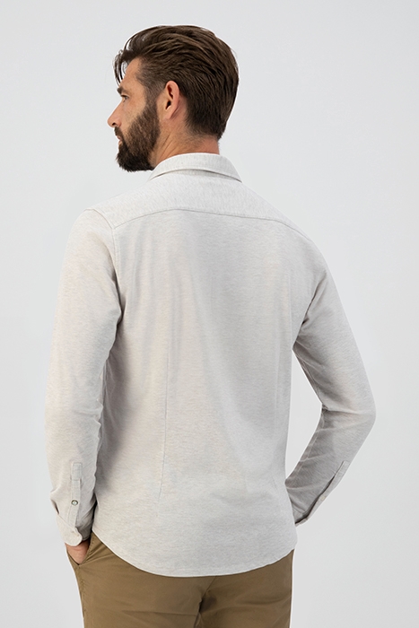 SHIRT CA MELANGE PIQUE OFFWHITE 3