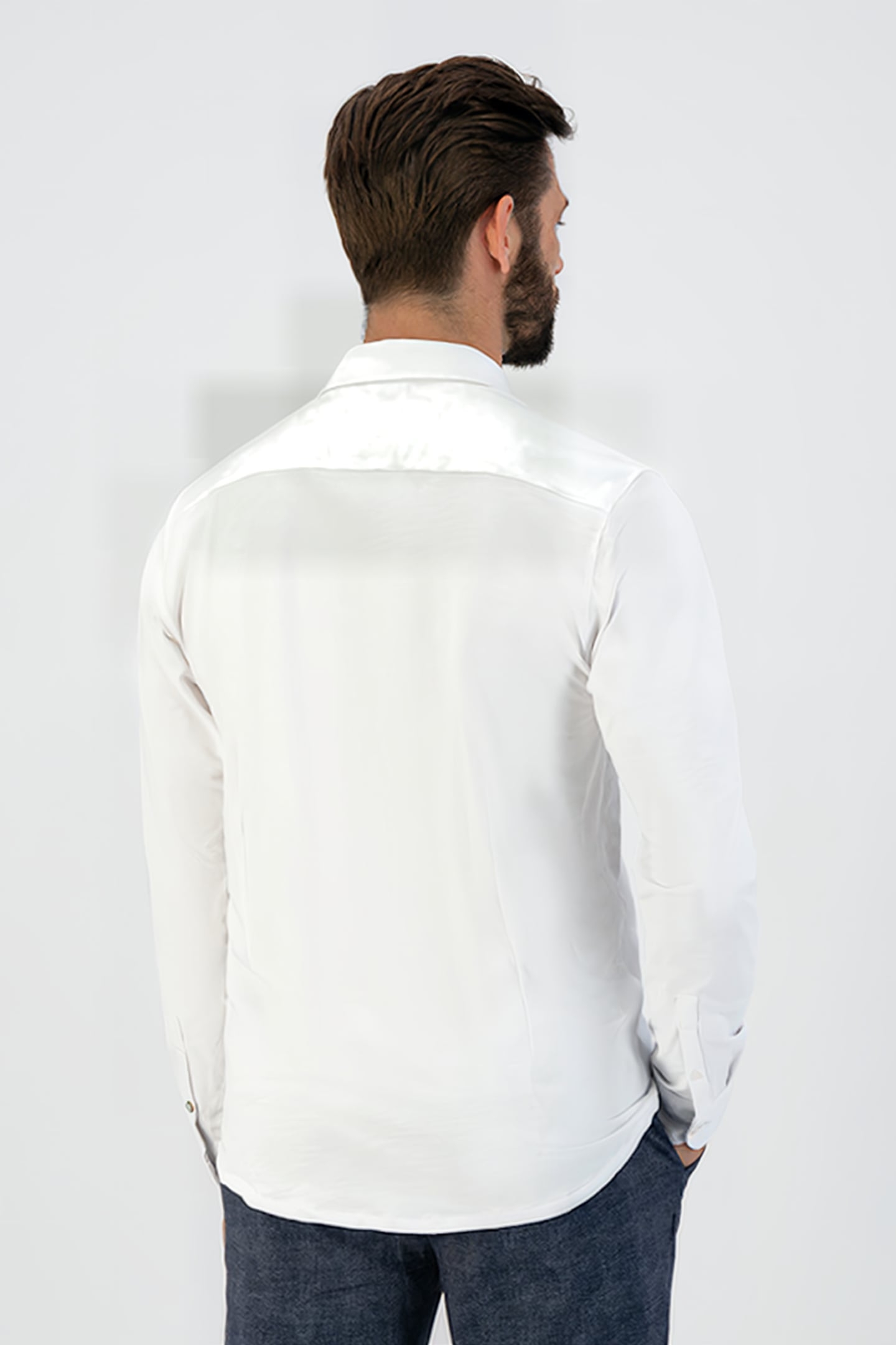 SHIRT FINE SLUB JERSEY WHITE 3