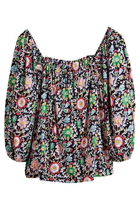 SQUARE NECK SWING JERSEY TOP CHK 5