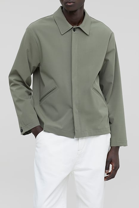 MEN BLOUSON JACKET DRIED BASIL 1